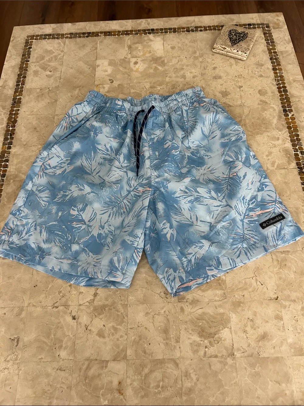 Columbia Summertide Printed 8”Inseam Regular Fit Athletic Shorts Men’s Size M